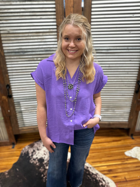 "Essential Dolman" Top *Lavender