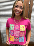 Neon Summer Smiley Graphic
