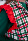 Classic Christmas Plaid Puffer Vest