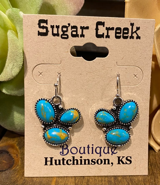 "Stagecoach Trails" Earring
