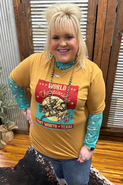 "Bronc Match" Graphic Tee