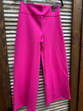 "Magic Wide Cropped" Pant *Hot Pink