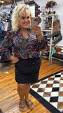 Wildberry Paisley Top