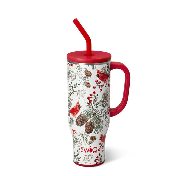 Winter Cardinals Mega Mug 30oz