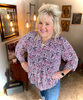 "Perfect Paisley" Lizzy Top