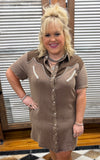 Rank Retro Dress *Mocha