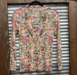 Field Of Flowers Mesh Top