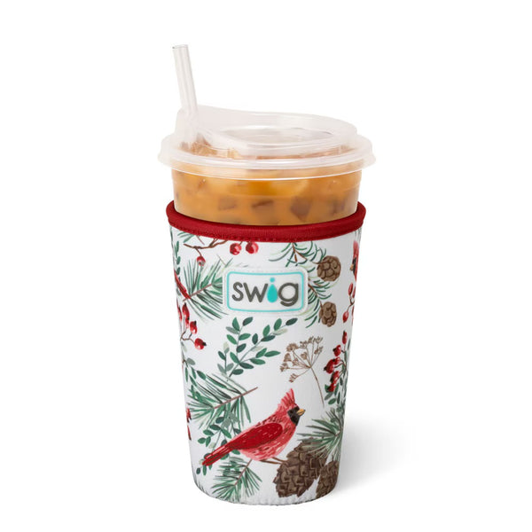 Winter Cardinals Iced Cup Coolie (Medium)