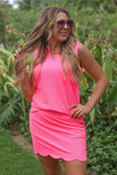 Make It Count Skort *Neon Pink