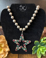 "Clear Bright Star" Necklace *Christmas