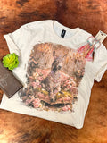 Vintage Floral Blingy Donkey Graphic