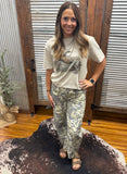 "Camo Girl" Barrel Jeans