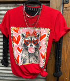 Raccoon Love Graphic