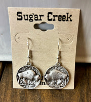 “Roaming Buffalo” Earring