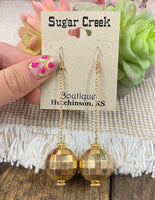 "Gold Disco" Earring