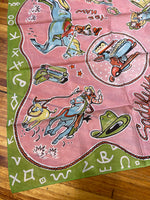 "Saddle Up Cowgirl" XO Shorty Silk Scarf