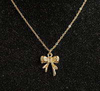 “Golden Hour” Bow Necklace