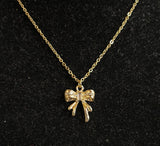 “Golden Hour” Bow Necklace