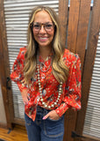 Vintage Cowboy Blouse