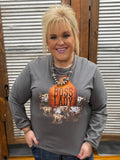 "Boss Lady" XOXO Long Sleeve Graphic