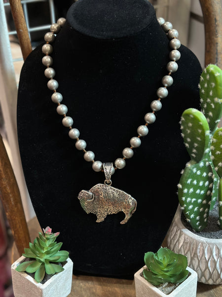 “Kansas Buffalo” Necklace