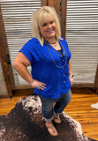 "Essential Dolman" Top *Royal Blue
