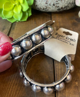 "Large Studded" Stretch Bracelet