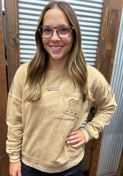 "Boots Mousse" Sweatshirt