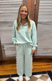 Long Tie Pant *Harbor