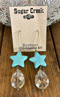 "Star & Crystal" Earring