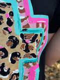 Springtime Leopard Cross Graphic