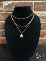 "Diamond Flower" Necklace