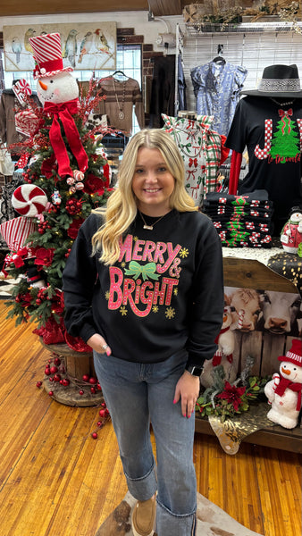 Merry & Bright Crewneck