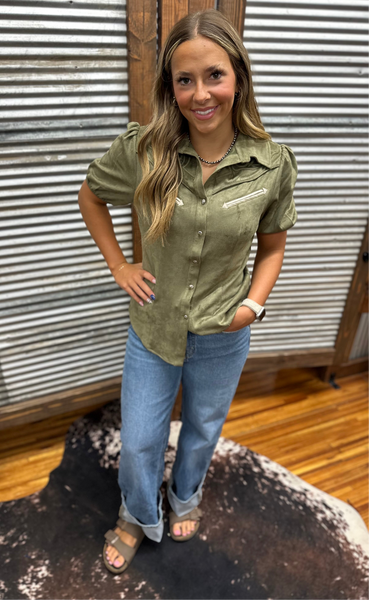 "Calaboose" Top *Olive