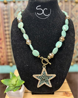 "Turquoise Gypsy Star" Necklace