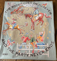 "The Rodeo Goes On Forever" Graphic Tee