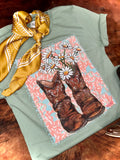 "Spring Boots" XOXO Graphic