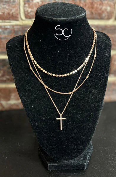 "Steady Love" Necklace *Rose Gold