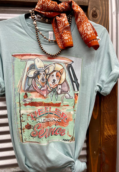"Heeler Herding Service" XOXO Graphic Tee