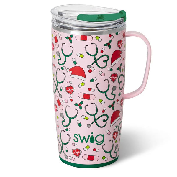 Santa's Scrubs Travel Mug 22oz