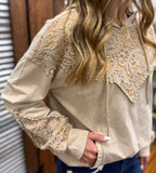 Tooled Frontier Hoodie *Tan