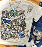 "Butterflies" XOXO Graphic Tee