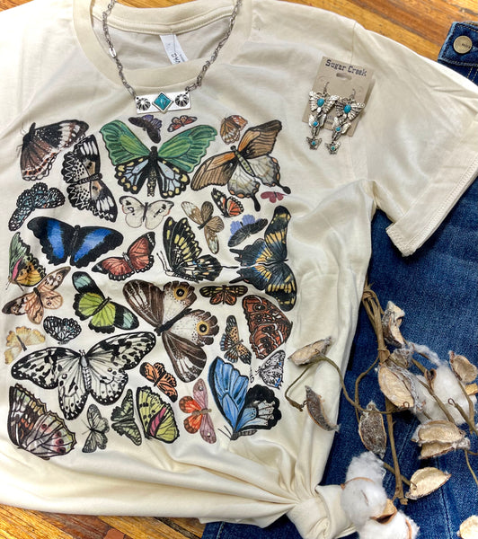 "Butterflies" XOXO Graphic Tee