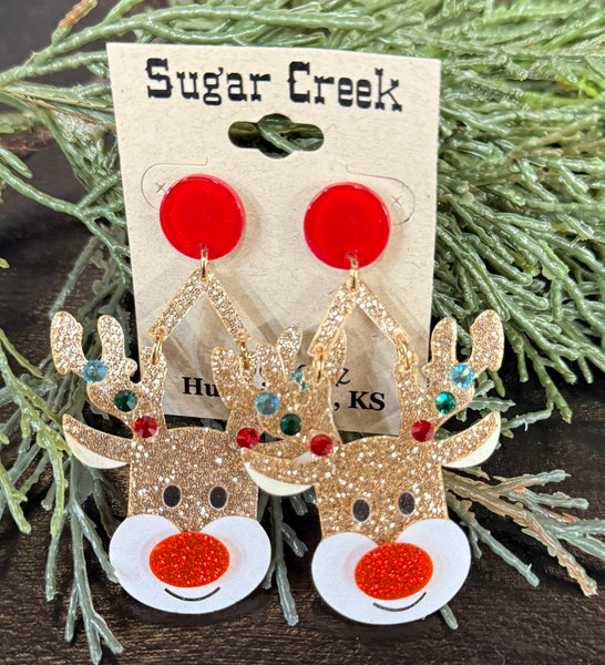 "Tawnya's Rudolph" Earrings