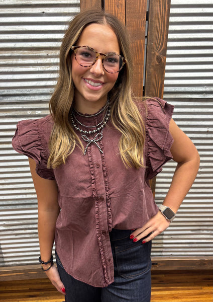 "Fall Flutter Tank" *Wine