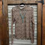 Wild Leopard Mesh Top