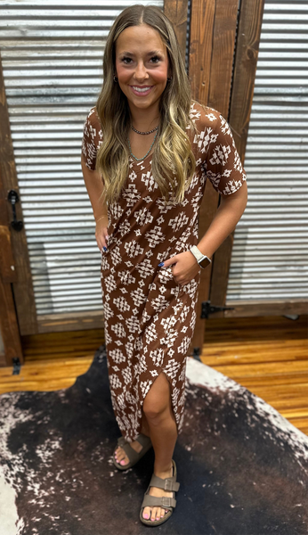 "Meet Me In Wyoming" Maxi Dress
