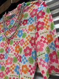 Check the Tropics SS Mesh Top