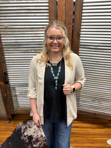 "Essential Business Casual" Blazer *Pearl Grey