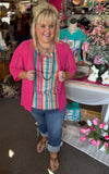 "Summer Serape" Top